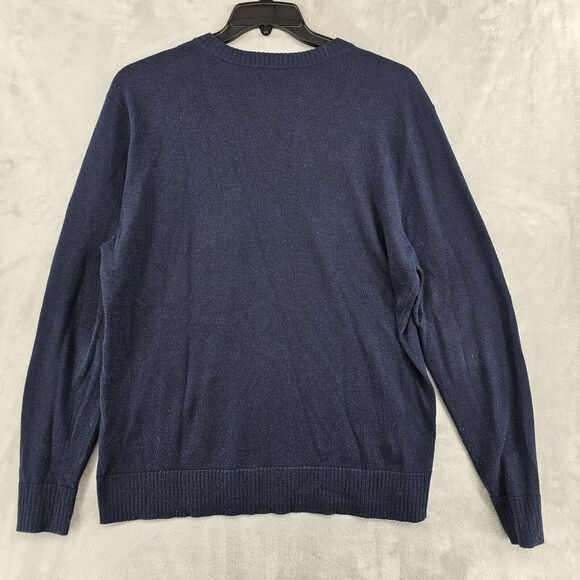 Smartwool‎ Mens Large V Neck Blue Sweatshirt Wool Blend ( Peeling) - Picture 8 of 8